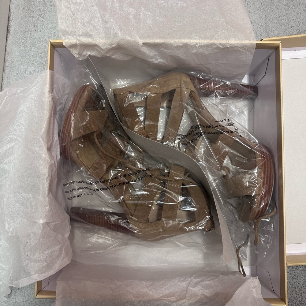 Michael Kors Tan Heeled Sandals